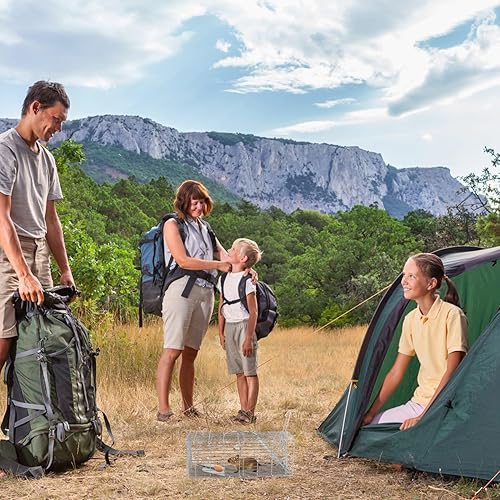 Miniatura 2 de Moclever Trampa para ratas humanitarias, trampas vivas para ratas, jaula de roedores, alambre galvanizado plegable para ardillas pequeñas, ardillas,