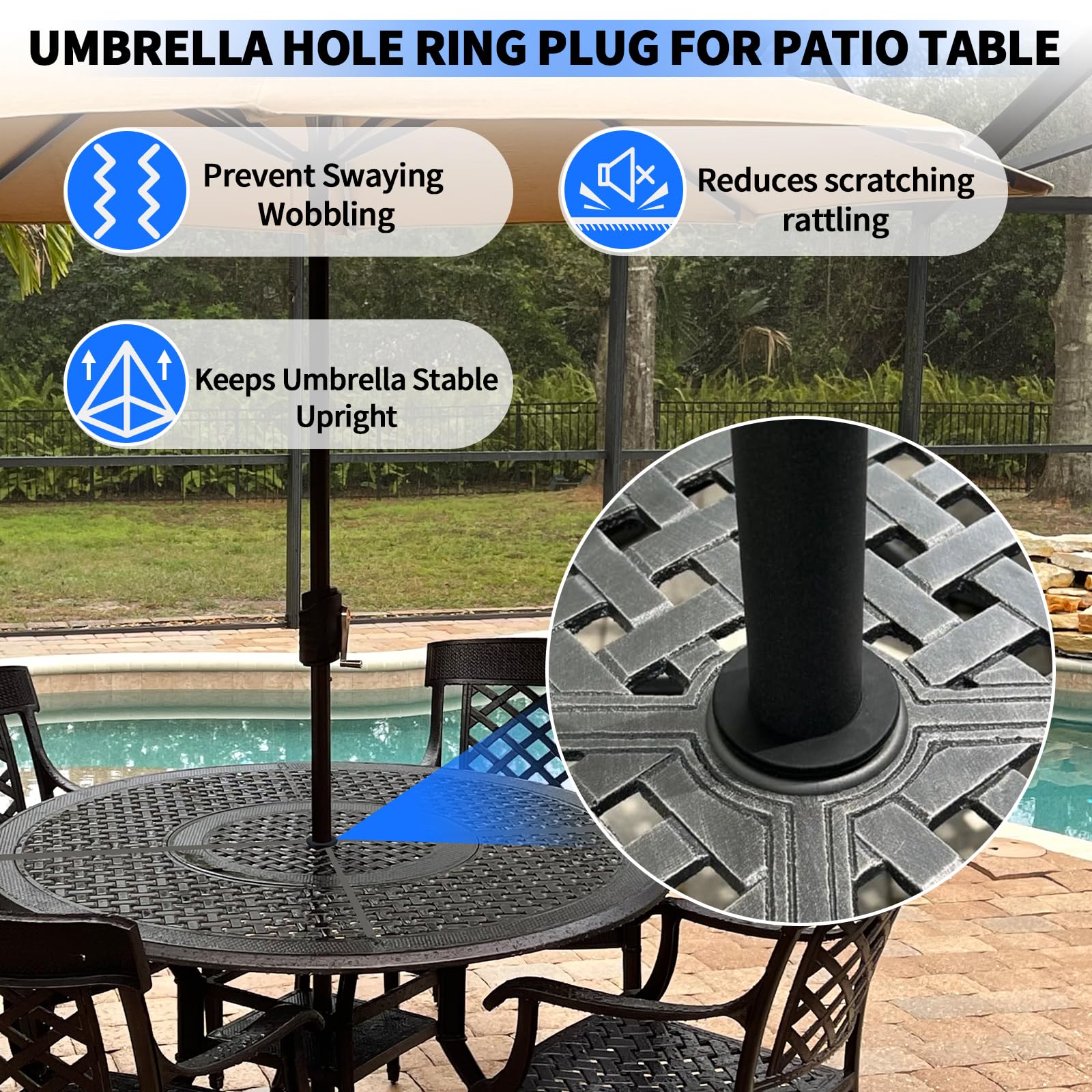 costco umbrellas for patios SunVilla 11' Modern Flat Commercial Patio Umbrella