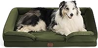 Vista 33 de Bedsure - Cama ortopédica extragrande para perros, sofá cama lavable para perros extragrandes, espuma de soporte con funda extraíble y lavable, negro