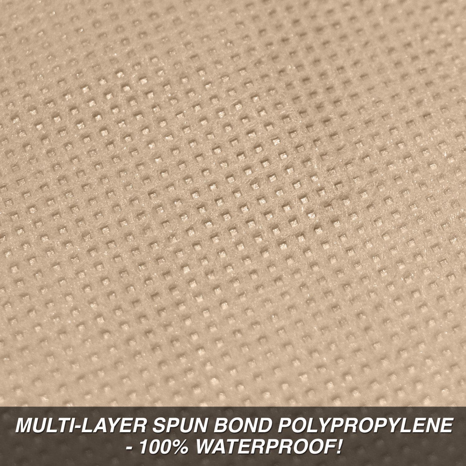 Budge Rain Barrier Car Cover Fits Sedans up to 168 Long Waterproof Breathable Tan RSD-3 — view 3