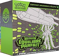 Pokémon : Coffret Dresseur d’élite Méga-Évolution – Équilibre Parfait (1 Carte Promo entièrement illustrée, 9 boosters et des Accessoires de Jeu Premium) du JCC Pokémon