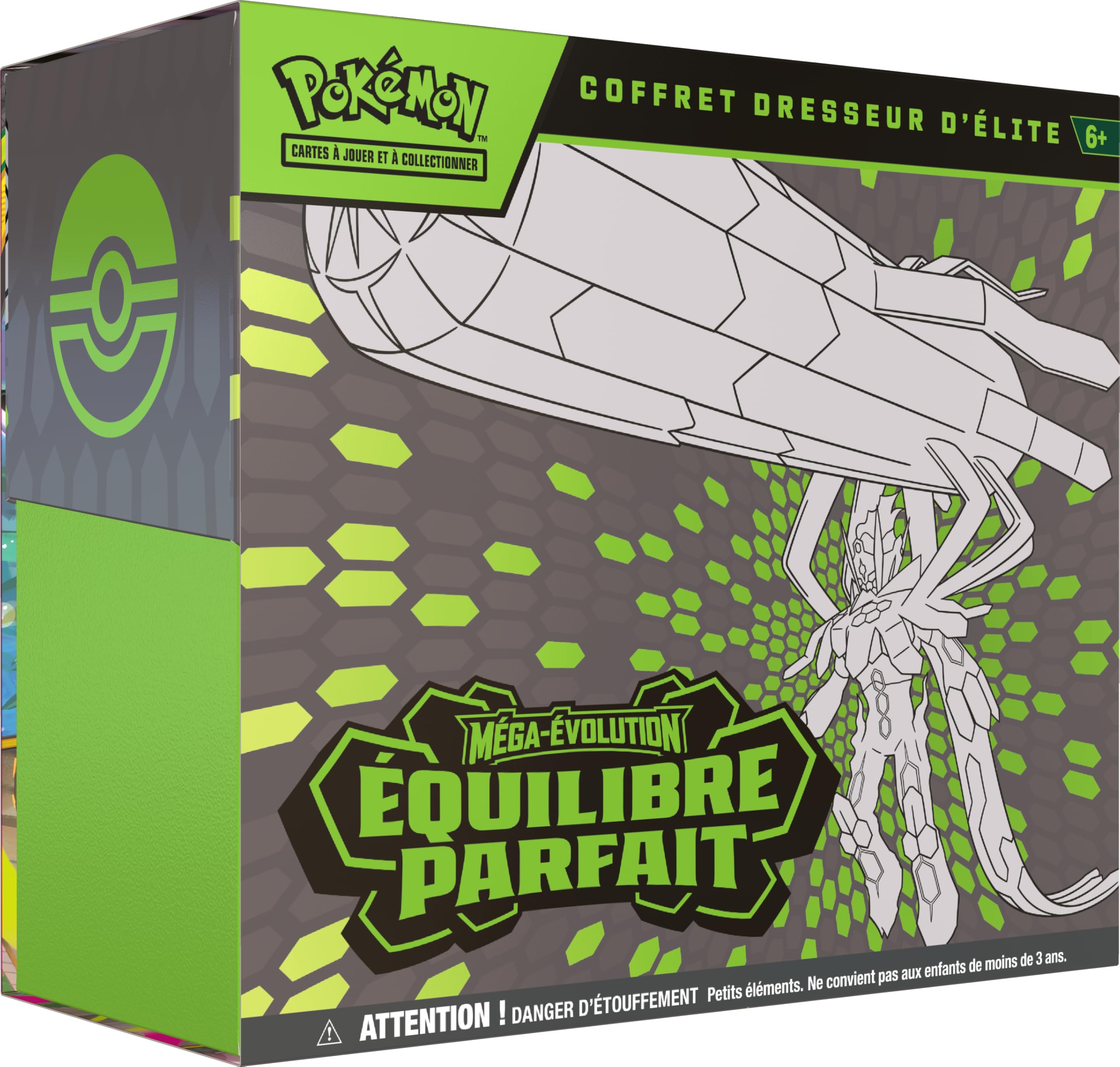 Pokémon : Coffret Dresseur d’élite Méga-Évolution – Équilibre Parfait (1 Carte Promo entièrement illustrée, 9 boosters et des Accessoires de Jeu Premium) du JCC Pokémon