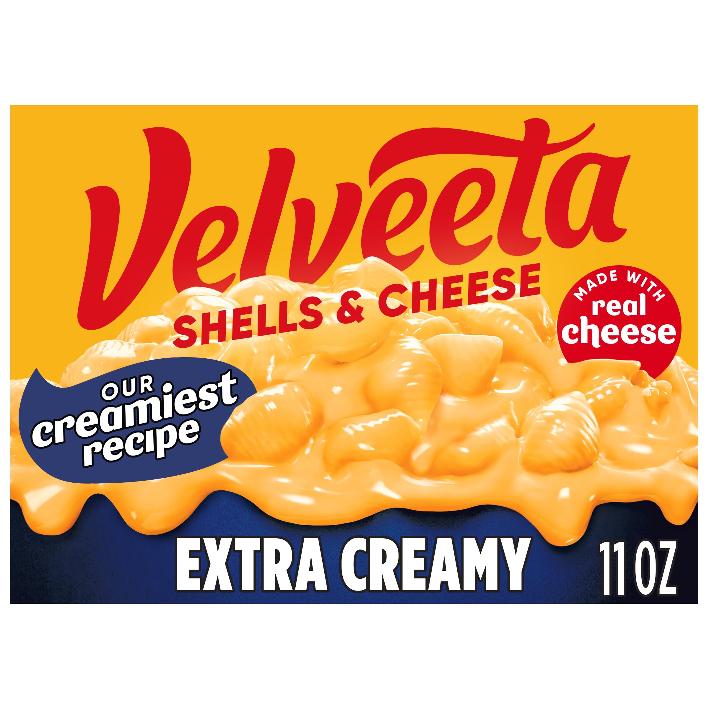 Velveeta Extra Creamy Shells & Cheese, 11 oz Box