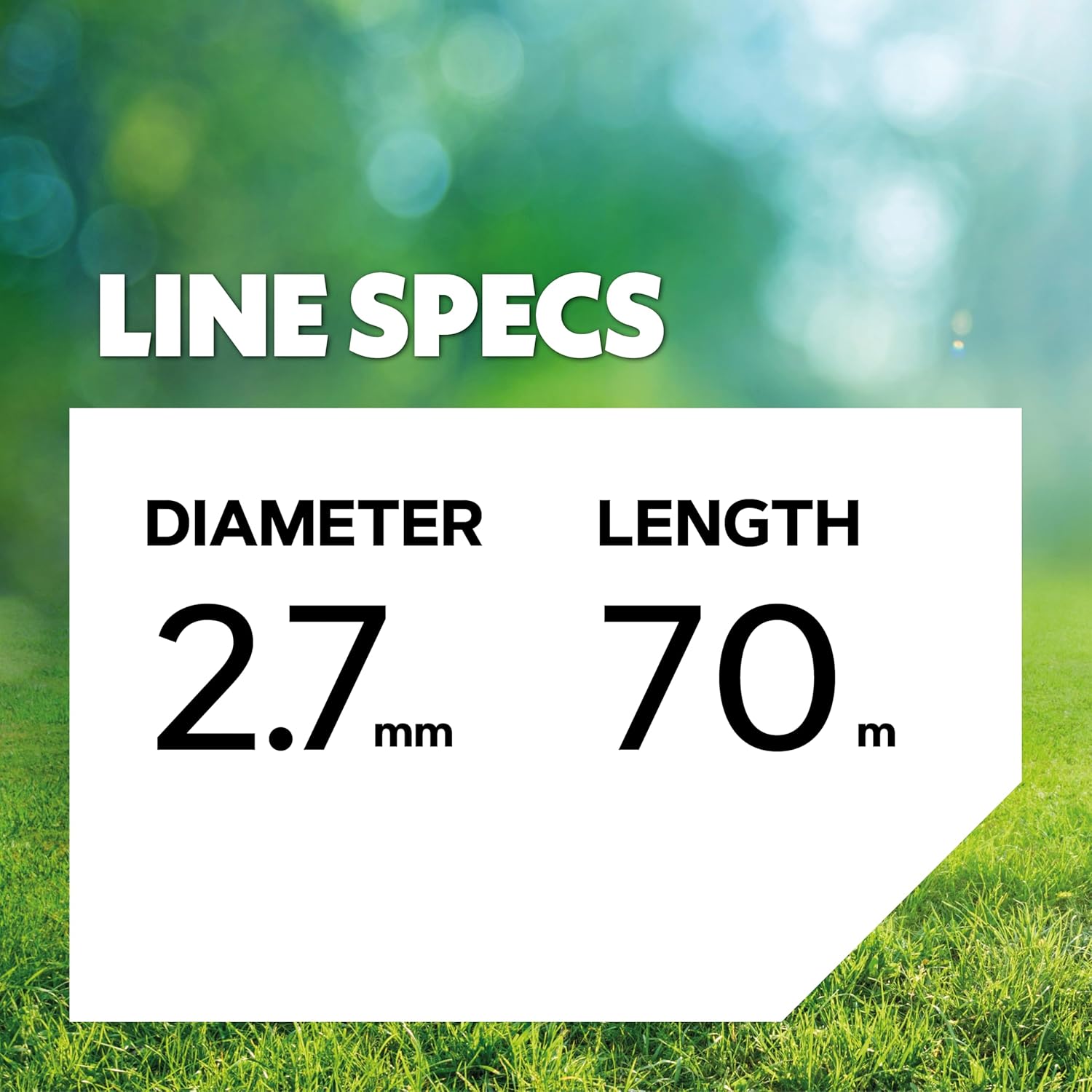 Oregon Nylium Star 2.7mm Strimmer Line, Trimmer Line Tackles Long Grass, Weeds, Edges & Thick Vegetation, Professional Heavy Duty Nylon Strimmer Wire, Fits Most Standard Models, 2.7mm x 70m (110987E)