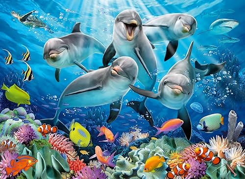 Ravensburger Dolphins Jigsaw Puzzle (500 piezas)