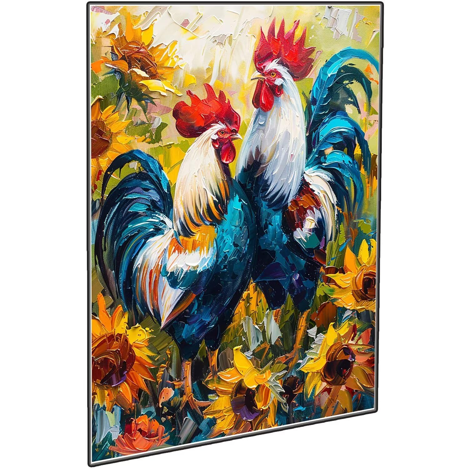 Malowanie diamentami duży rozmiar 110 x 80 cm, DIY 5D diamentowe malowanie kurczak diamenty sztuka kryształowa sztuka rysunki z koralikami do przyklejania, DIY dla par diamentowe malowanie dla