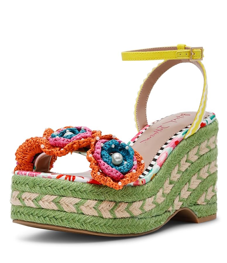 Amazon.com | Betsey Johnson Women's Marabela Wedge Heel