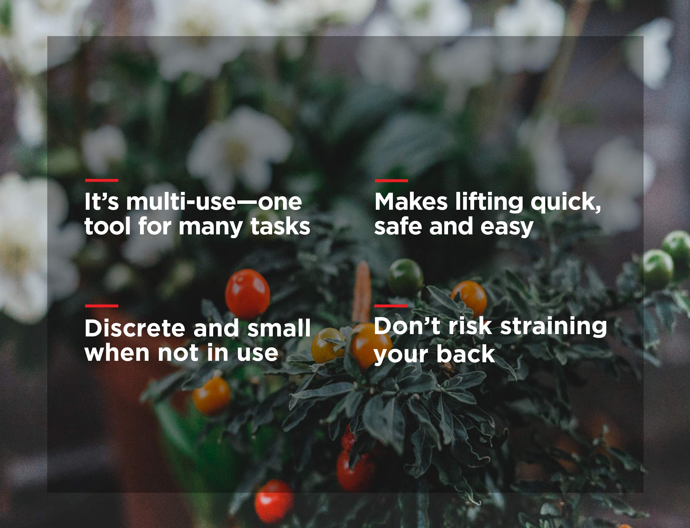 PotLifter Potted Plant Mover and Essential Lifting Tool For Garden