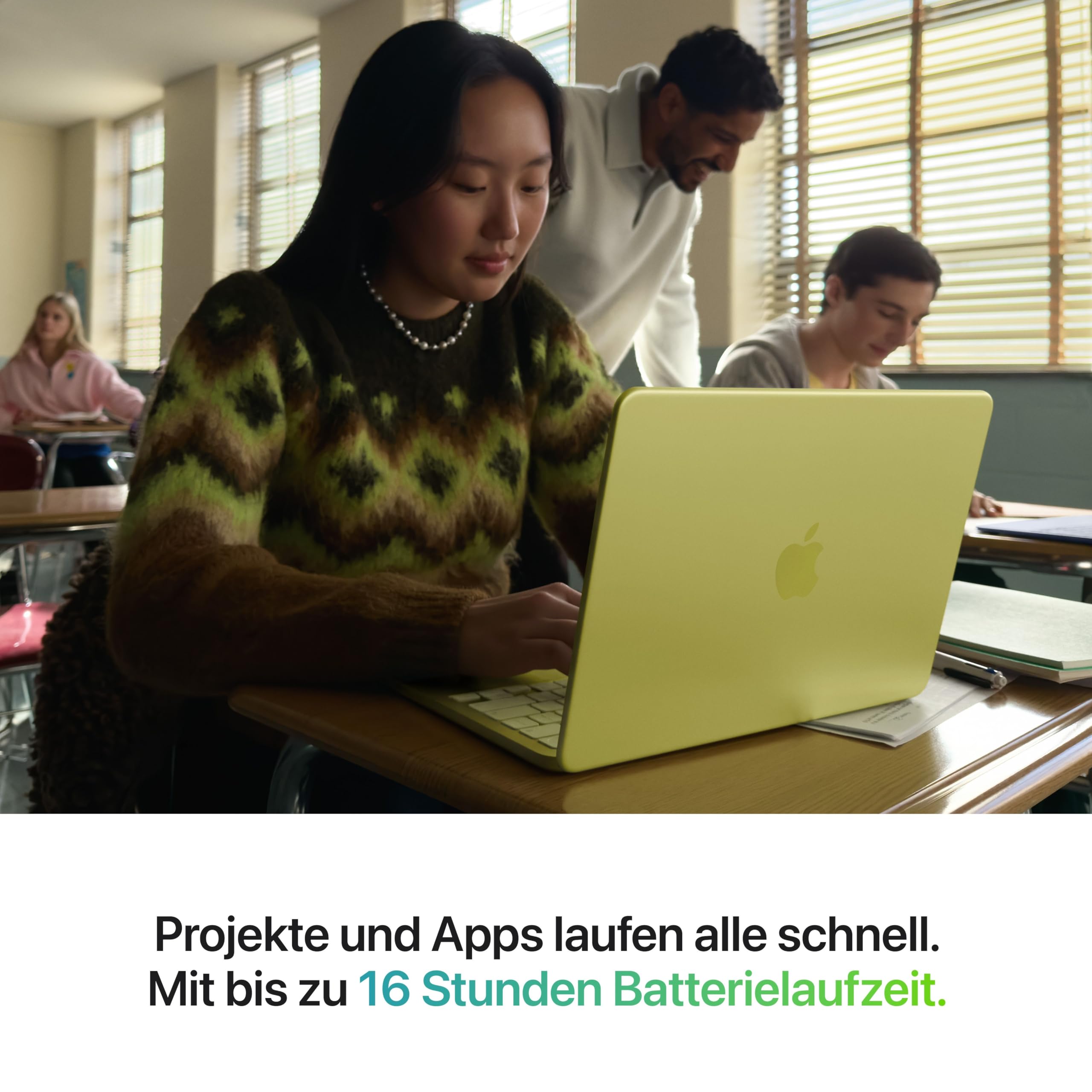 Apple 13" MacBook Neo Laptop mit A18 Pro Chip: Entwickelt für KI und Apple Intelligence, Liquid Retina Display, 8 GB gemeinsamem Arbeitsspeicher, 512 GB SSD Speicher, Touch ID; Rosa