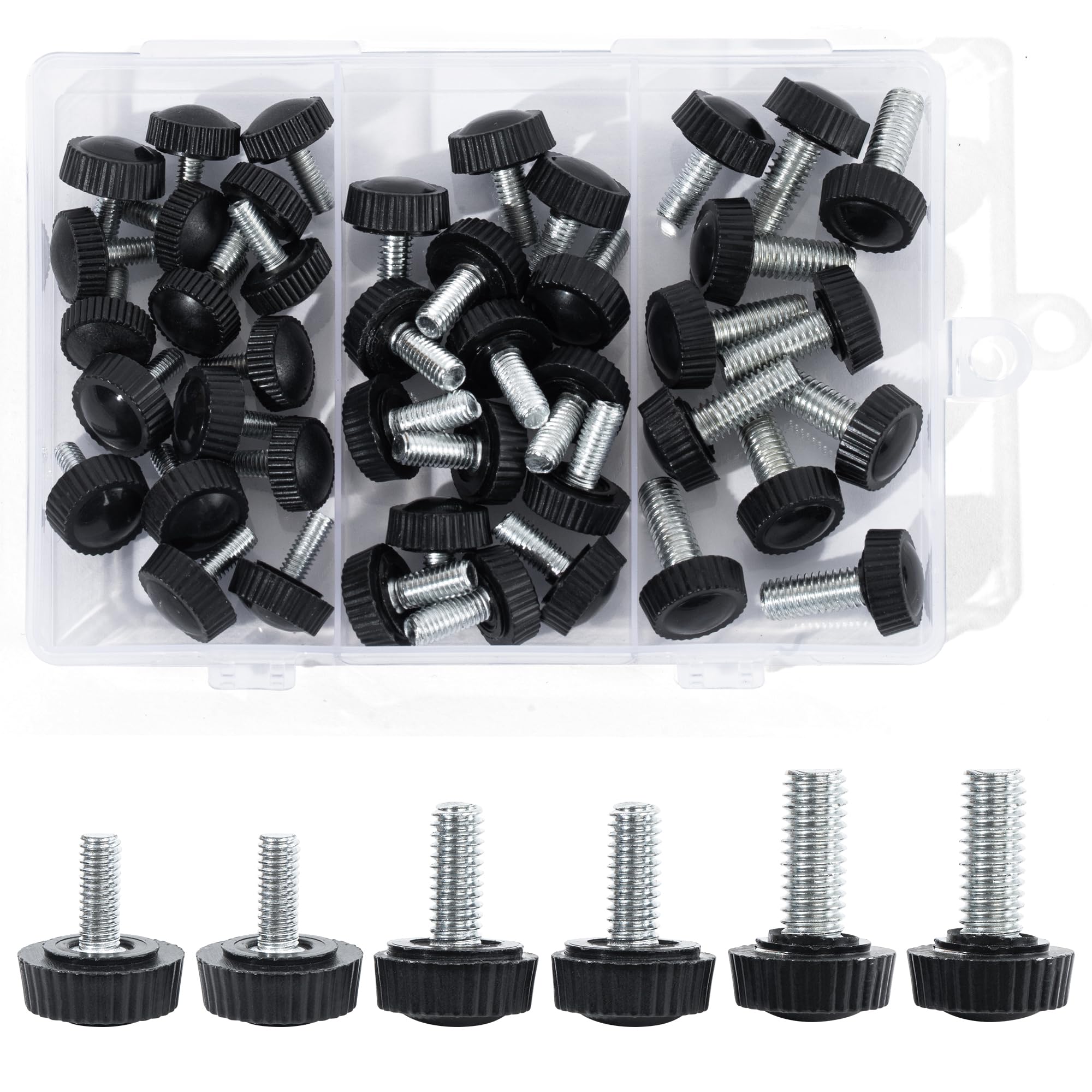 30 Thumb Screws - M4, M5, M6 - Vesa & Monitor Screws -1