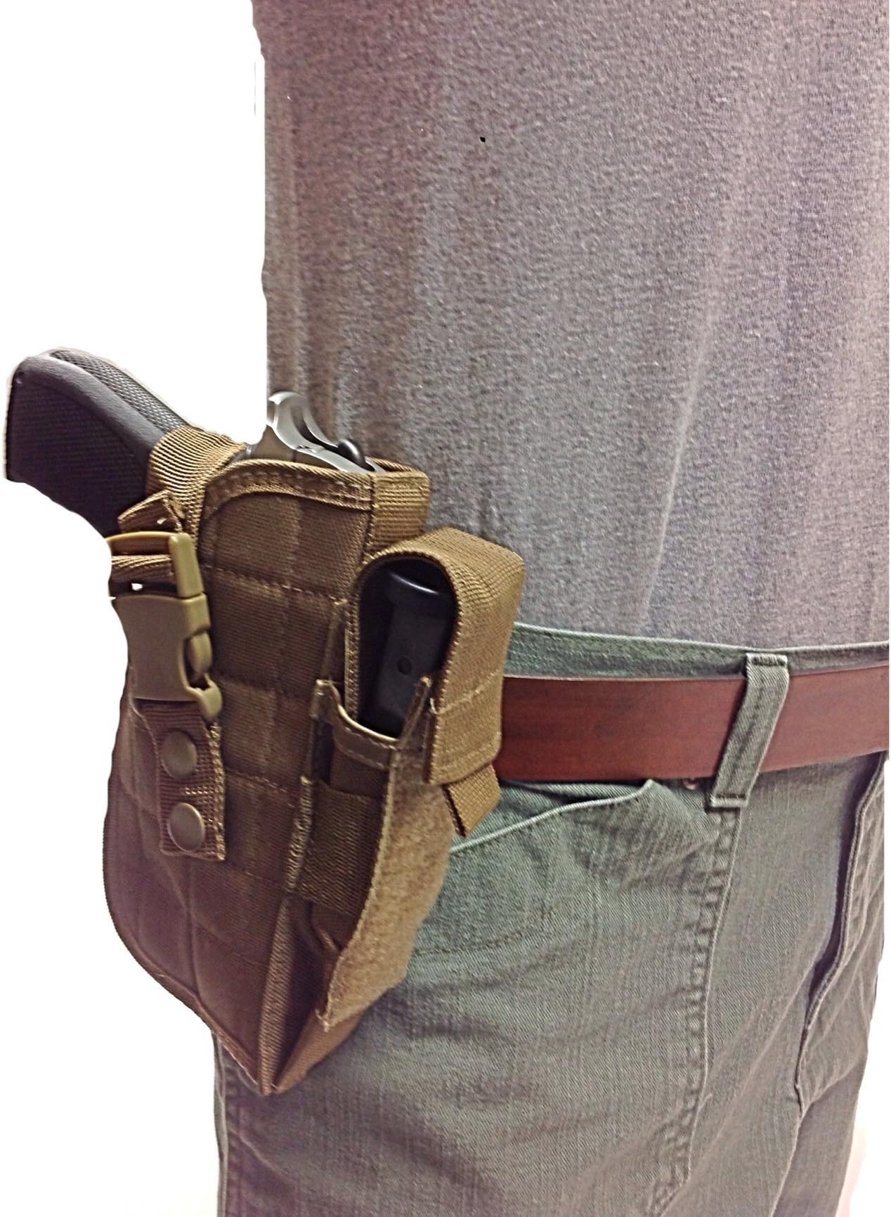 Tactical Tan Gun Holster Fits all Beretta auto's with 4" to 5" Barrel