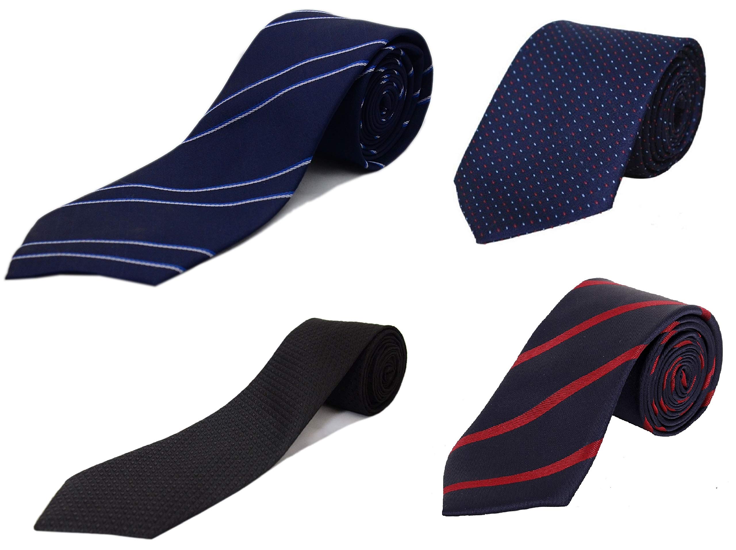 alcove...refine your image Alcove Pack Of 4 Designer Formal Tie For Men And Boys(2.75'' Broad)-picture-22