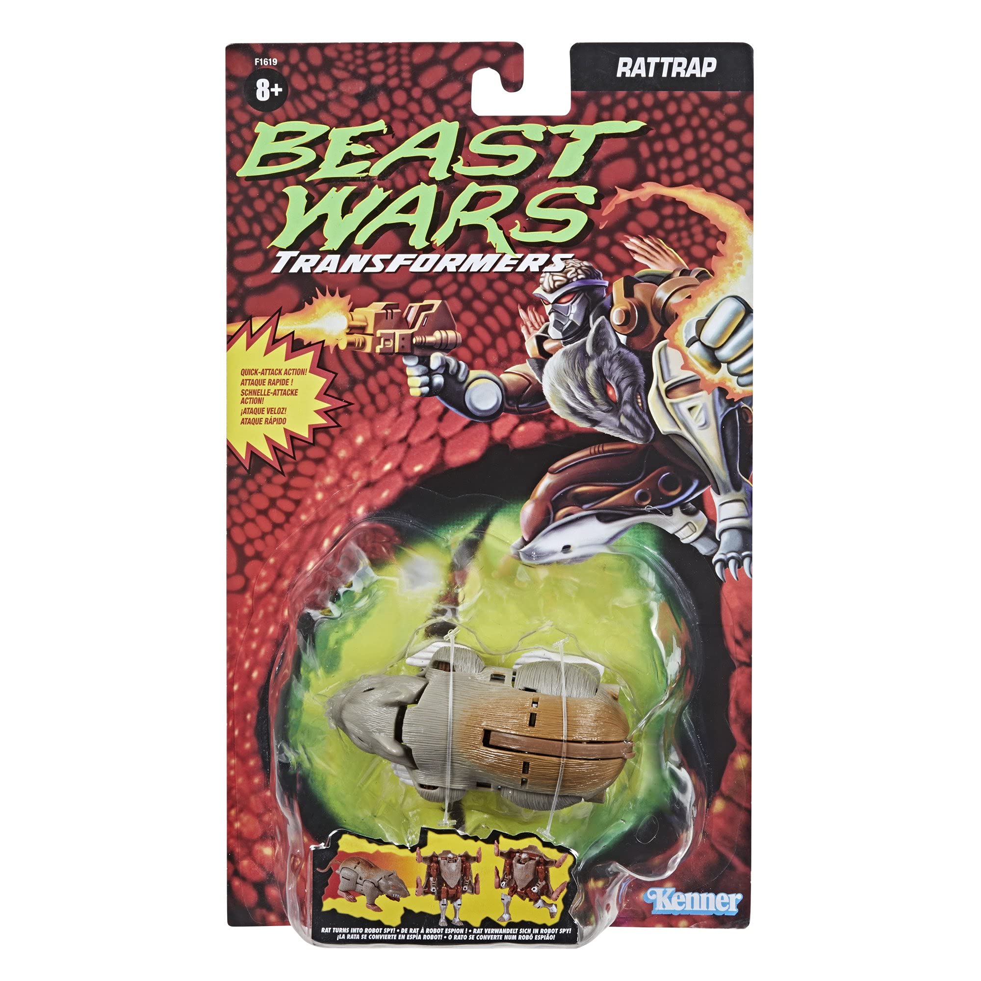 Transformers Vintage Beast Wars Rattrap Action Figure | Amazon.com.br