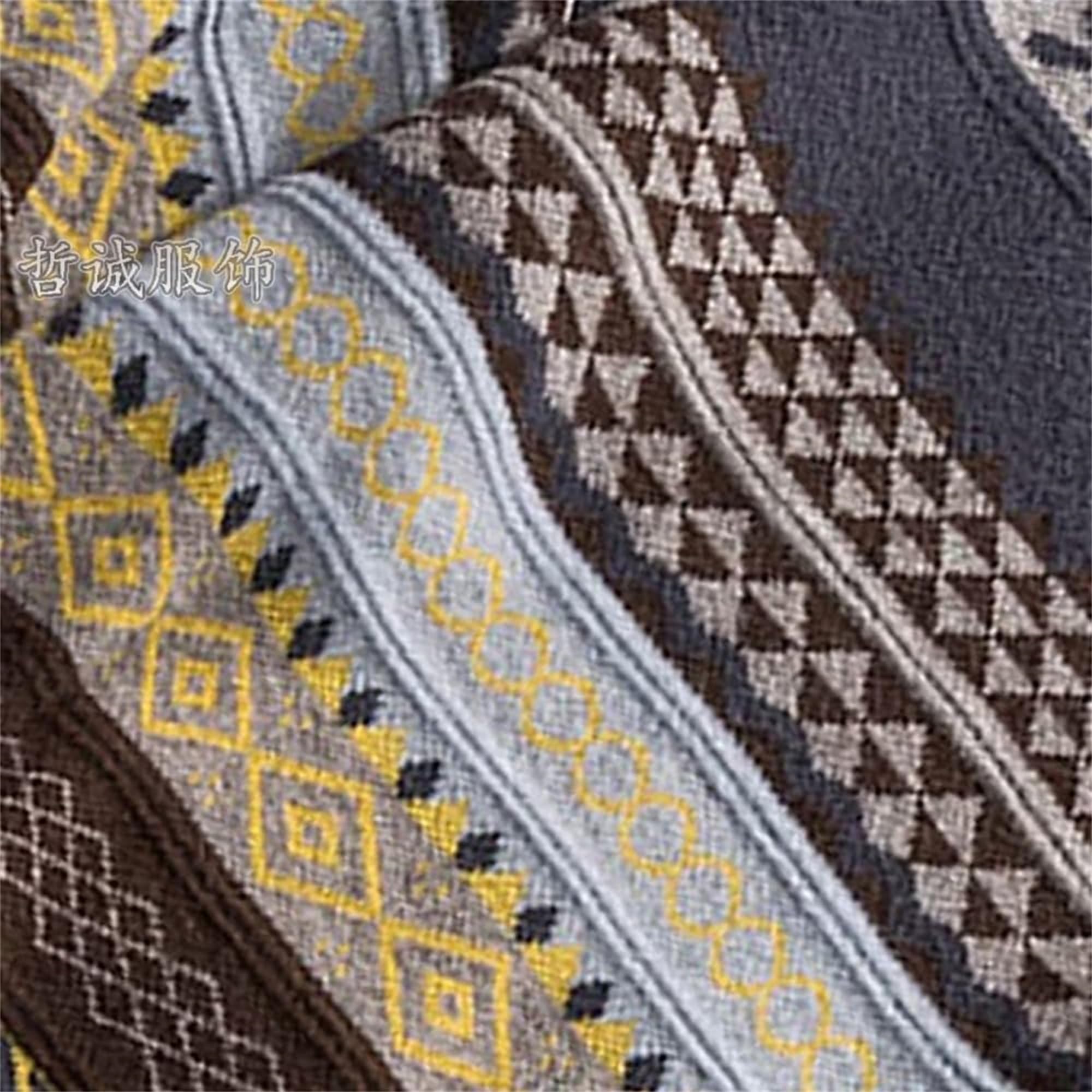 Amazon.co.jp: メンズ ニット セーター グランパ ヴィンテージ ニット