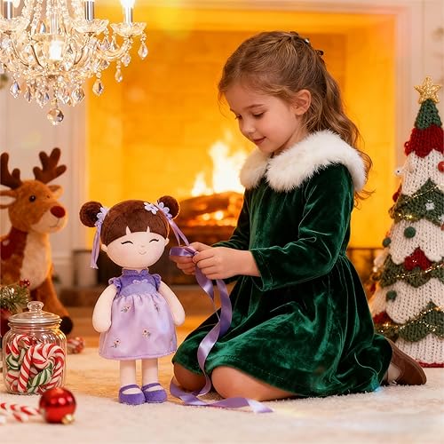 Miniatura 6 de Gloveleya Muñeca Princesa Oriental  Muñeca de Peluche Suave para Niñas, de 16 Pulgadas, Regalo para Niños Pequeños con Caja de Regalo, Juguetes de