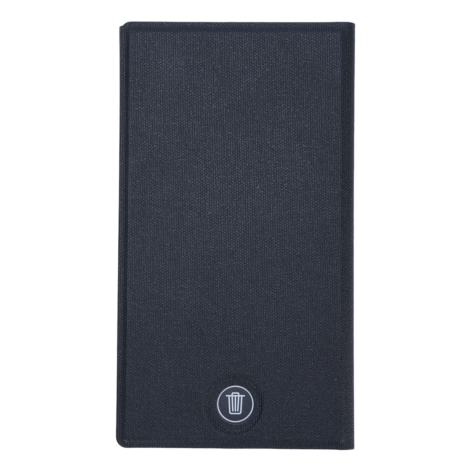 LCD Writing Tablet, 6.5 Inch Full Screen Digital Notepad for Kids and Adults, Erasable Pad with Pen and Leather Cover for Drawing, Drafting, Leaving Message, Black — view 6