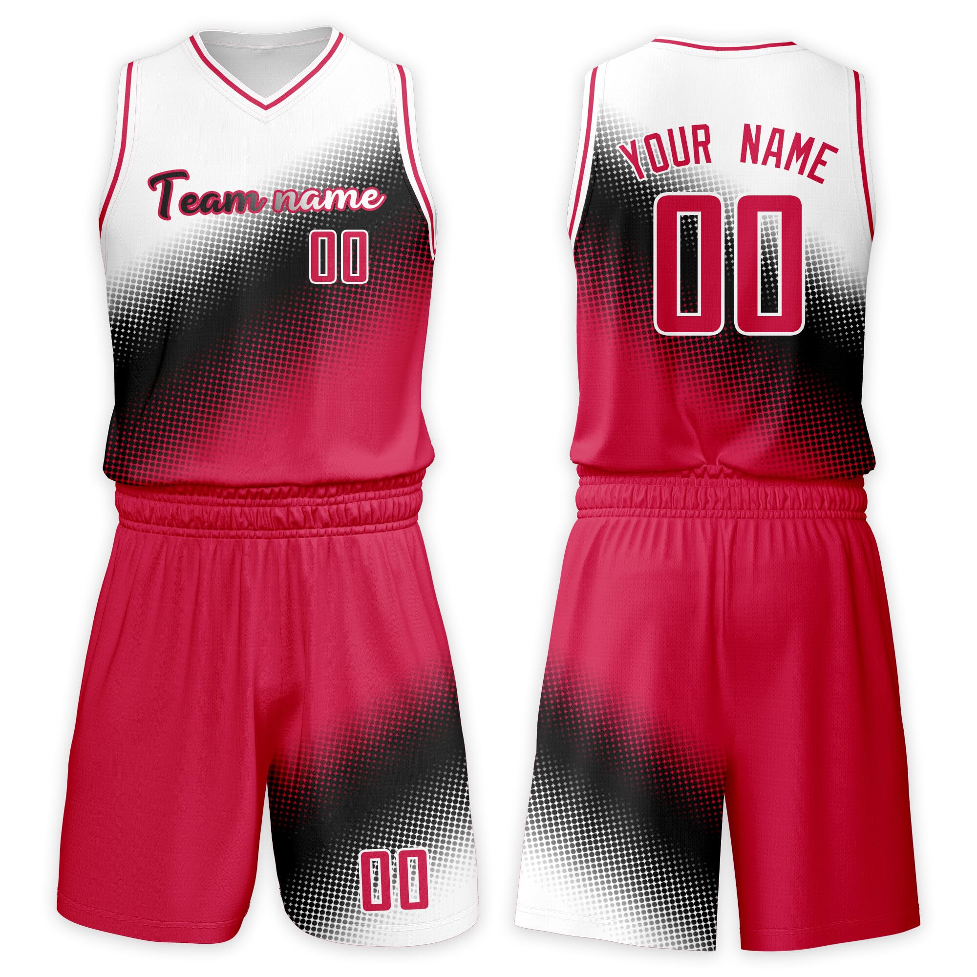 Custom Basketball Jersey Suit Men Women Youth Kids Kit Personized Name Number Jersey/Shorts Uniform Boys Girls Fans Gift