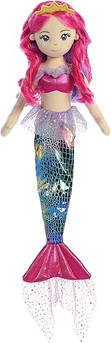 Miniatura 3 de Aurora® Enchanting Sea Sparkles™ Rainbow Fuchsia™ - Juego imaginativo - Compañeros mágicos - 18 pulgadas