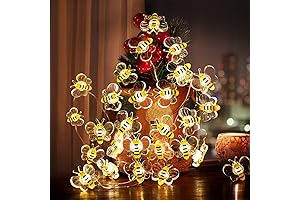 Coquimbo Clearance Bee Decor - LED Bee Fairy Lights Enhance Your Ambiance