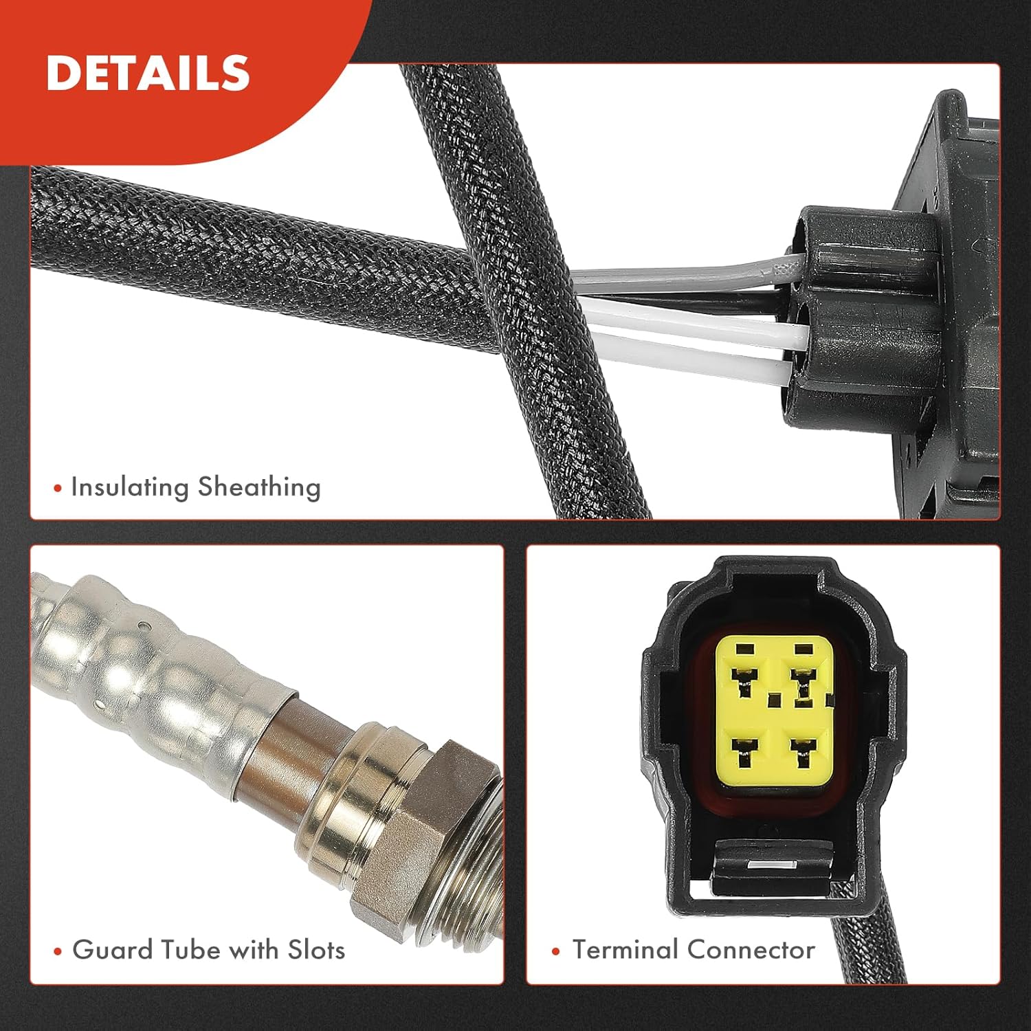 A-Premium O2 Oxygen Sensor Compatible with Chrysler 200, 300 & Dodge Avenger, Challenger, Charger, Journey, Durango & Jeep Grand Cherokee & Mercedes-Benz, 2-PC Set, Replace# 5149180AA