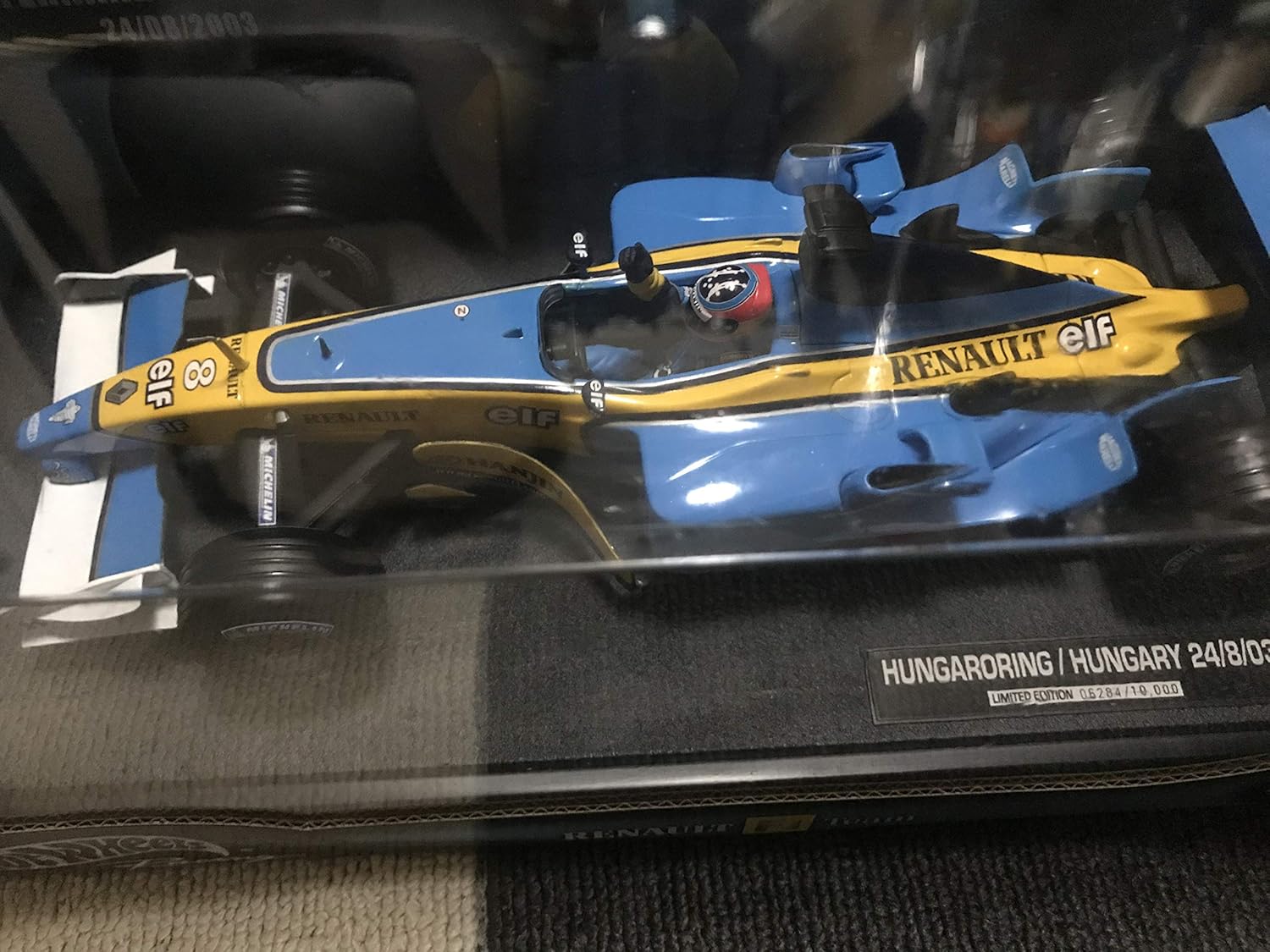 ホットウィール　1/18 F1 ルノー R26 フェルナンド・アロンソ ホットウィール 1/18 ルノー F1 チーム R26 F.アロンソ 2006 #1