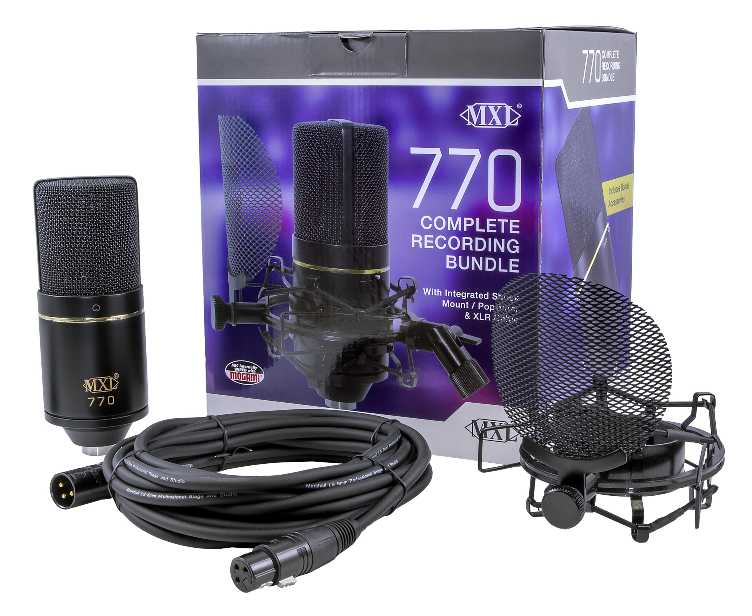 MXL 770 ２本セット & CR21 Amazon.com: MXL 770 Complete Bundle : Musical Instruments