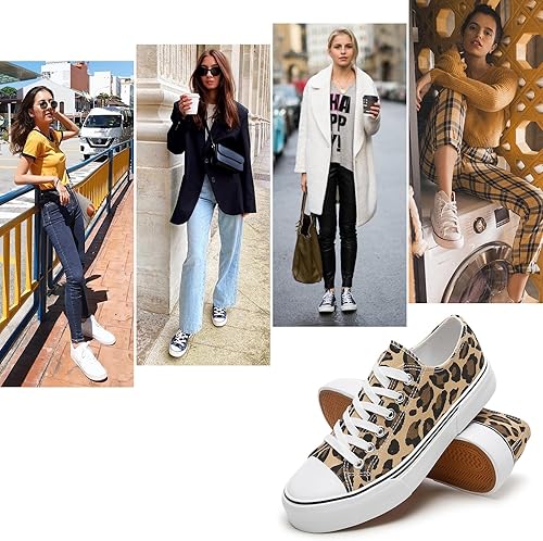 Miniatura 4 de hash bubbie Zapatillas blancas para mujer, zapatos de lona bajos para mujer, zapatillas de lona para mujer, zapatillas de deporte de moda para