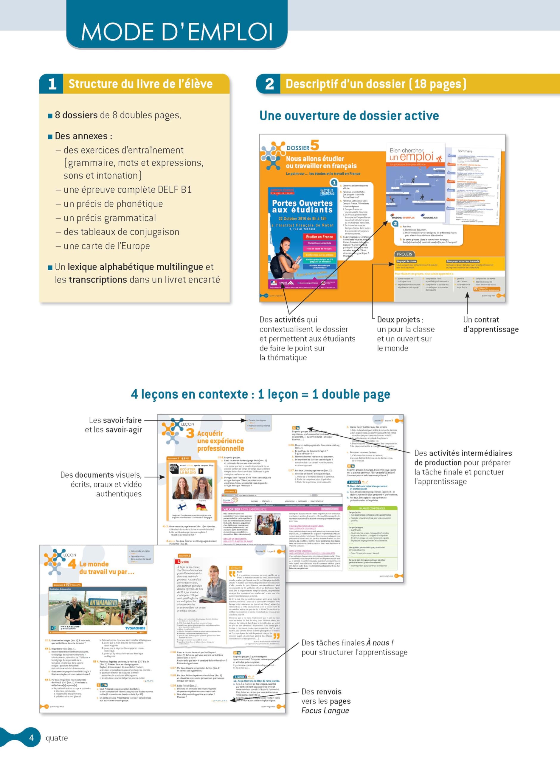 Cosmopolite 3 - Livre de l'élève (B1): Livre de l'eleve B1 + DVD-Rom + Parcours digital: Vol. 3