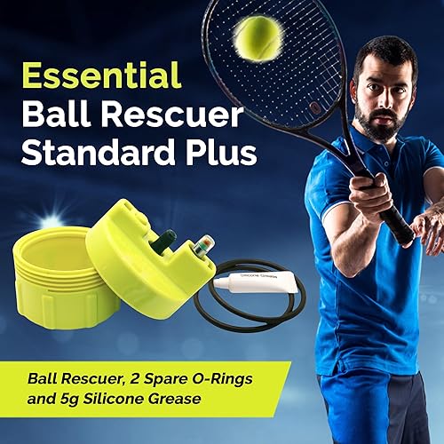 Miniatura 6 de Presurizador de pelota de tenis convierte el contenedor de pelota de tenis compatible en un presurizador de pelota de 30 psi y prolonga la vida útil