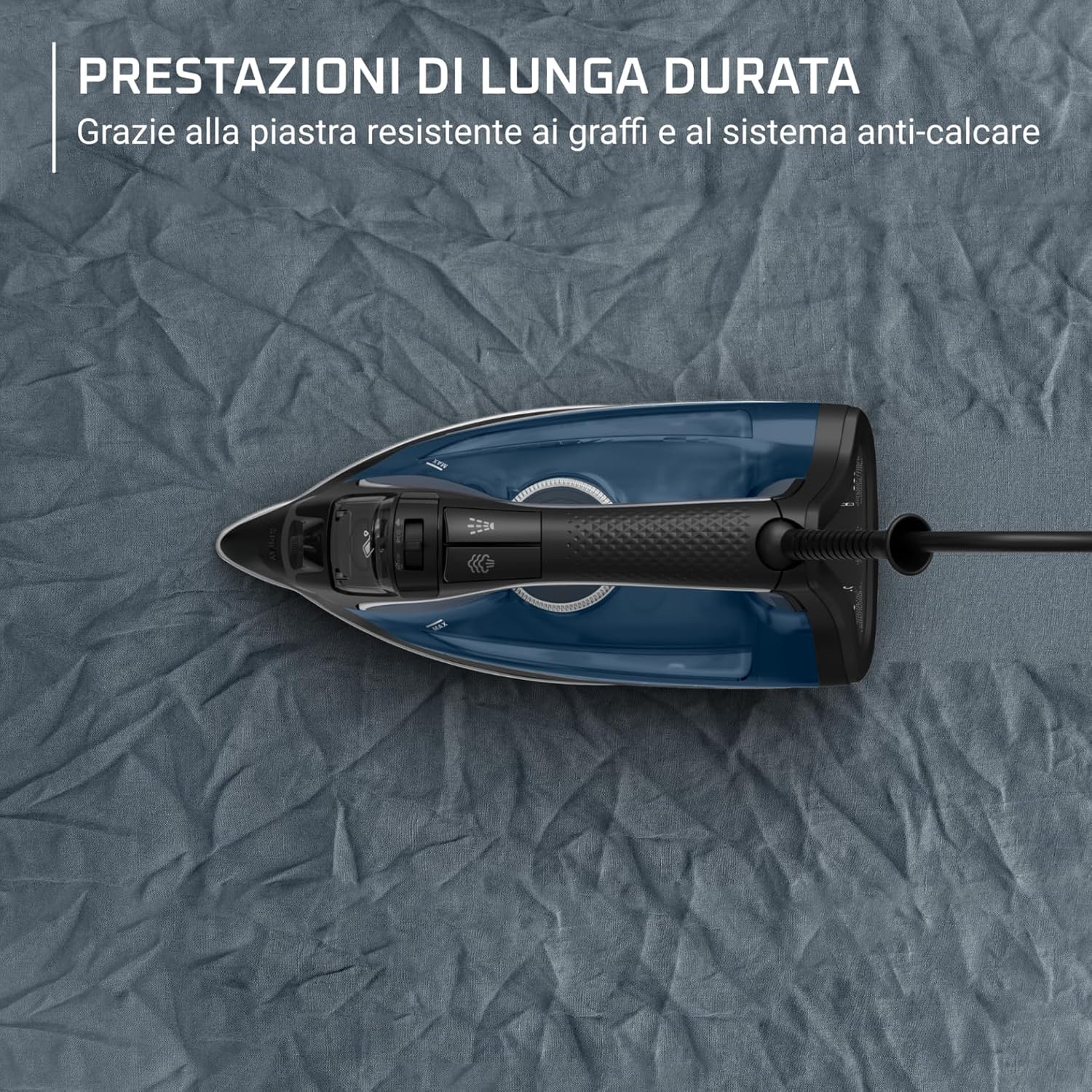 Rowenta Pro Master Ferro da Stiro, Risultati Professionali, Distribuzione Potente del Vapore, Punta ad Alta Precisione, Prestazioni Durature, Risparmio Energetico, DW8209F0 Vapore 200g/min - Immagine 5