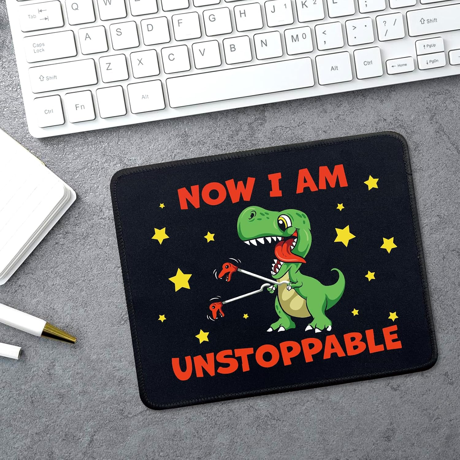 Funny Dinosaur Mouse Pad Gifts for Women, Men, Coworker image 2