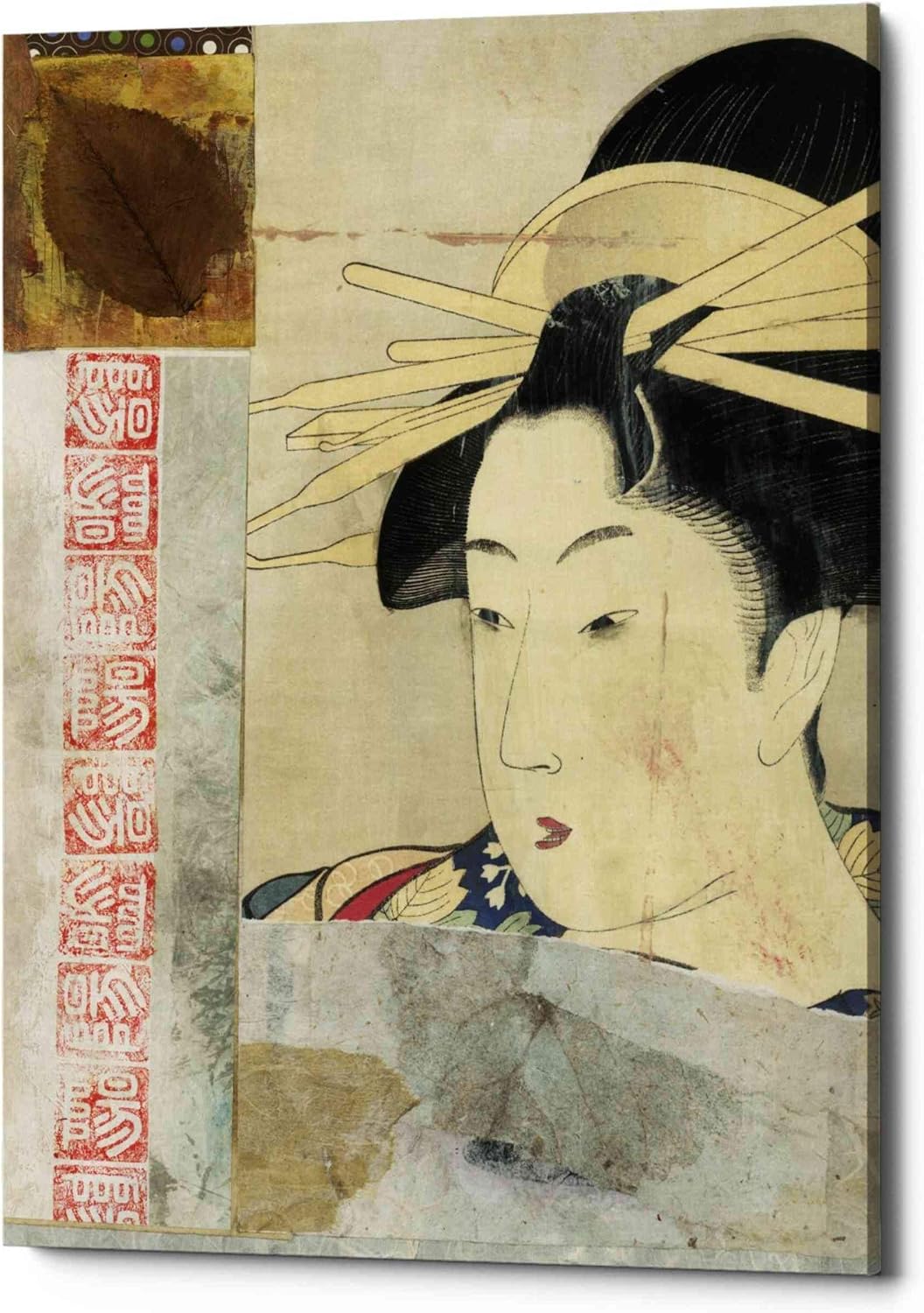 Epic Graffiti 'Geisha' by Elena Ray Canvas Wall Art, 12" x 18"