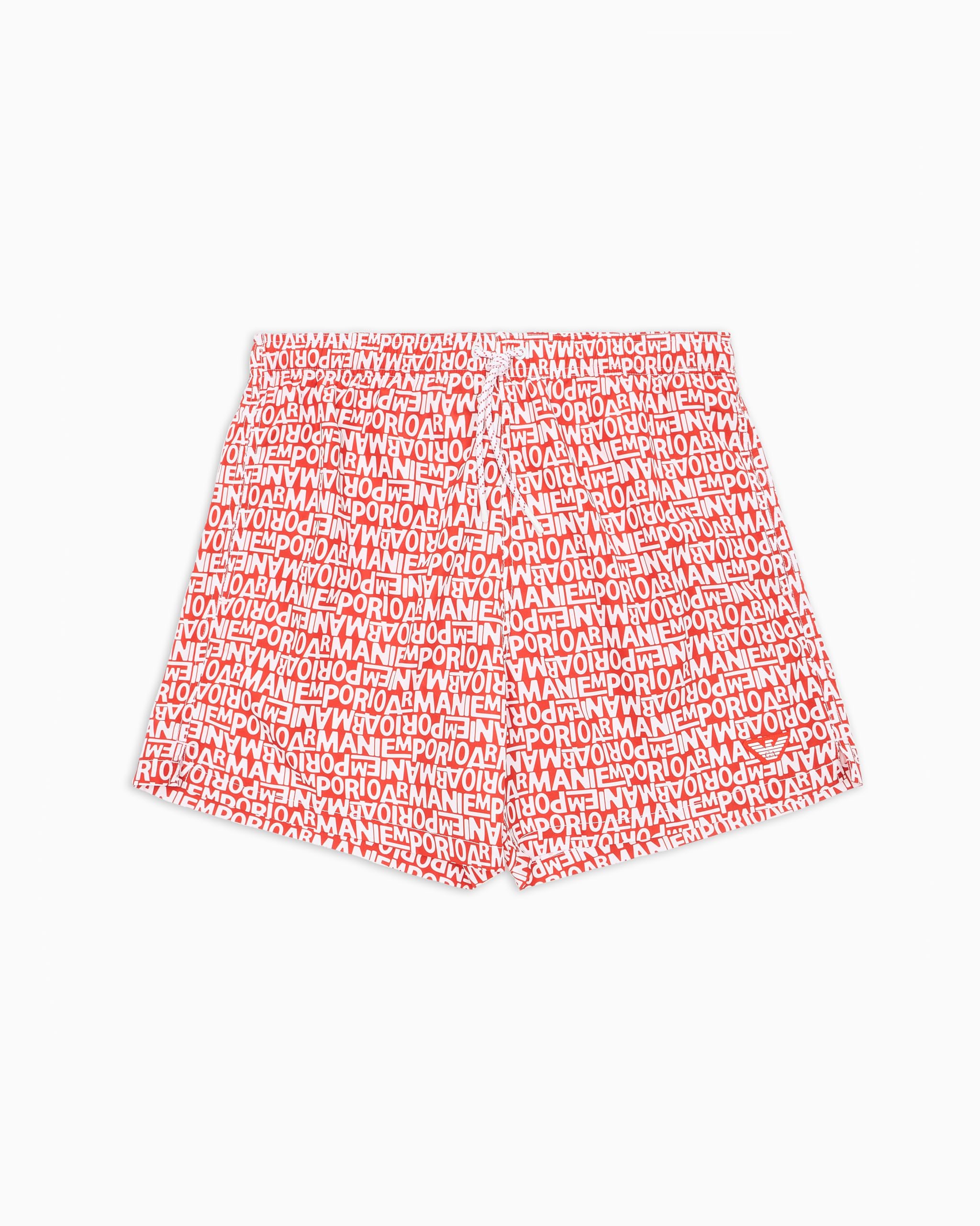Emporio Armani Man Small Logo Mid Boxer Red S