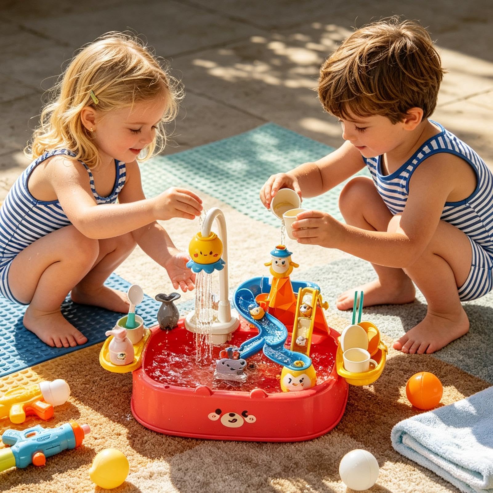 Gioca Al Lavello Della Cucina, Acquatico Per Bambini, Al Per | Gioca al con acqua per ragazzi e ragazze, casa, appartamento, classe, tavolo prescolare, festa di compleanno