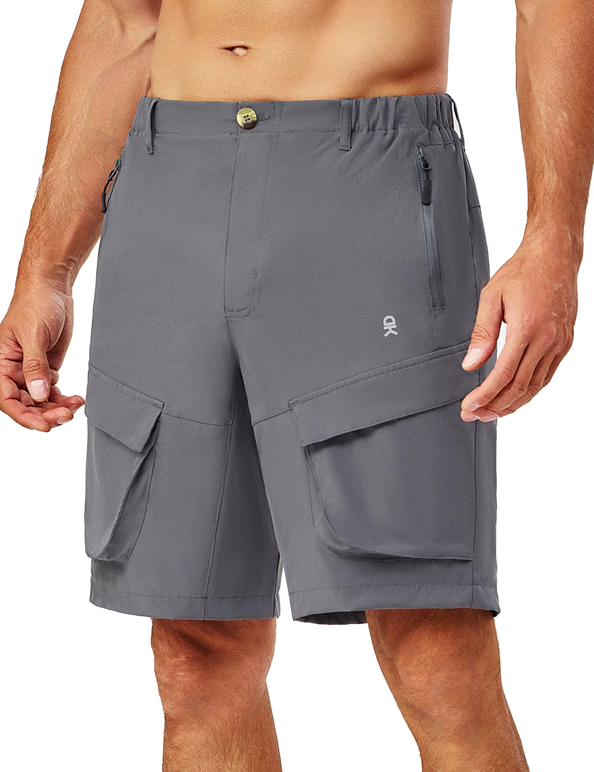 Little Donkey AndyMen's Stretch Quick Dry Cargo Shorts for Hiking, Camping, Travel