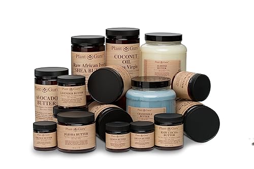 Miniatura 4 de Mantequilla corporal de almendras de 32 onzas, 100% pura, cruda, fresca, natural, prensada en frío. Crema hidratante para piel, cabello, uñas, para