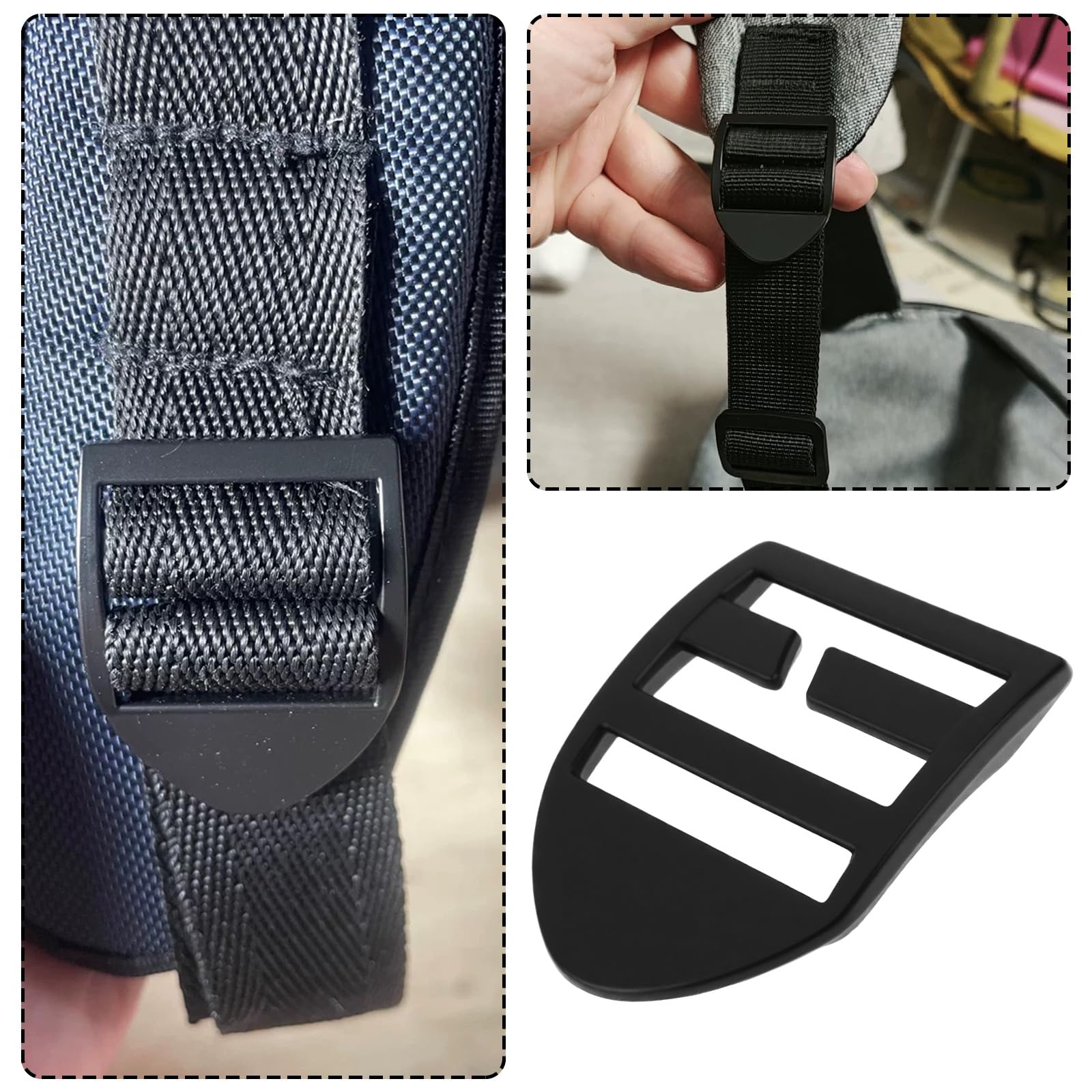 Briny River Hebilla De Metal De Cuatro Velocidades Para Mochila (4 Uds): Repara O Mejora Tus Correas Fácilmente