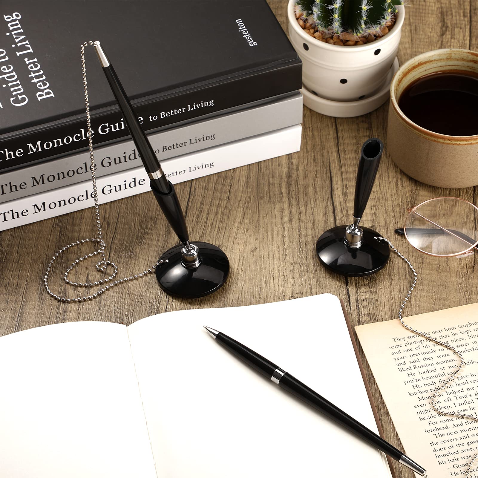 Rvs schommelhaak met cardangewricht, pen & ketting
