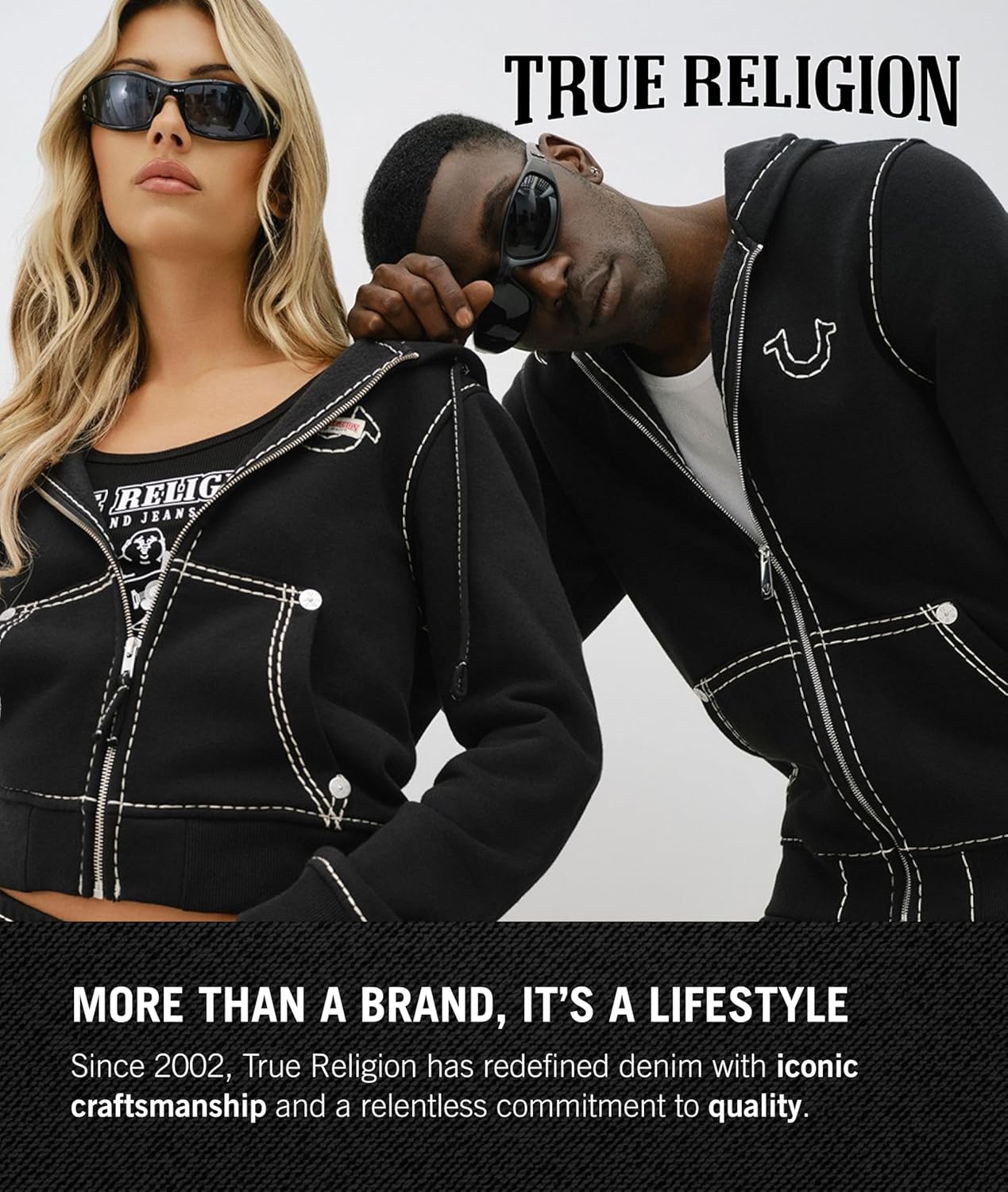 True Religion Men’s Buddha Logo Zip Hoodie – Hoodies for Men, Men’s Fashion Hoodies & Sweatshirts - Image 10