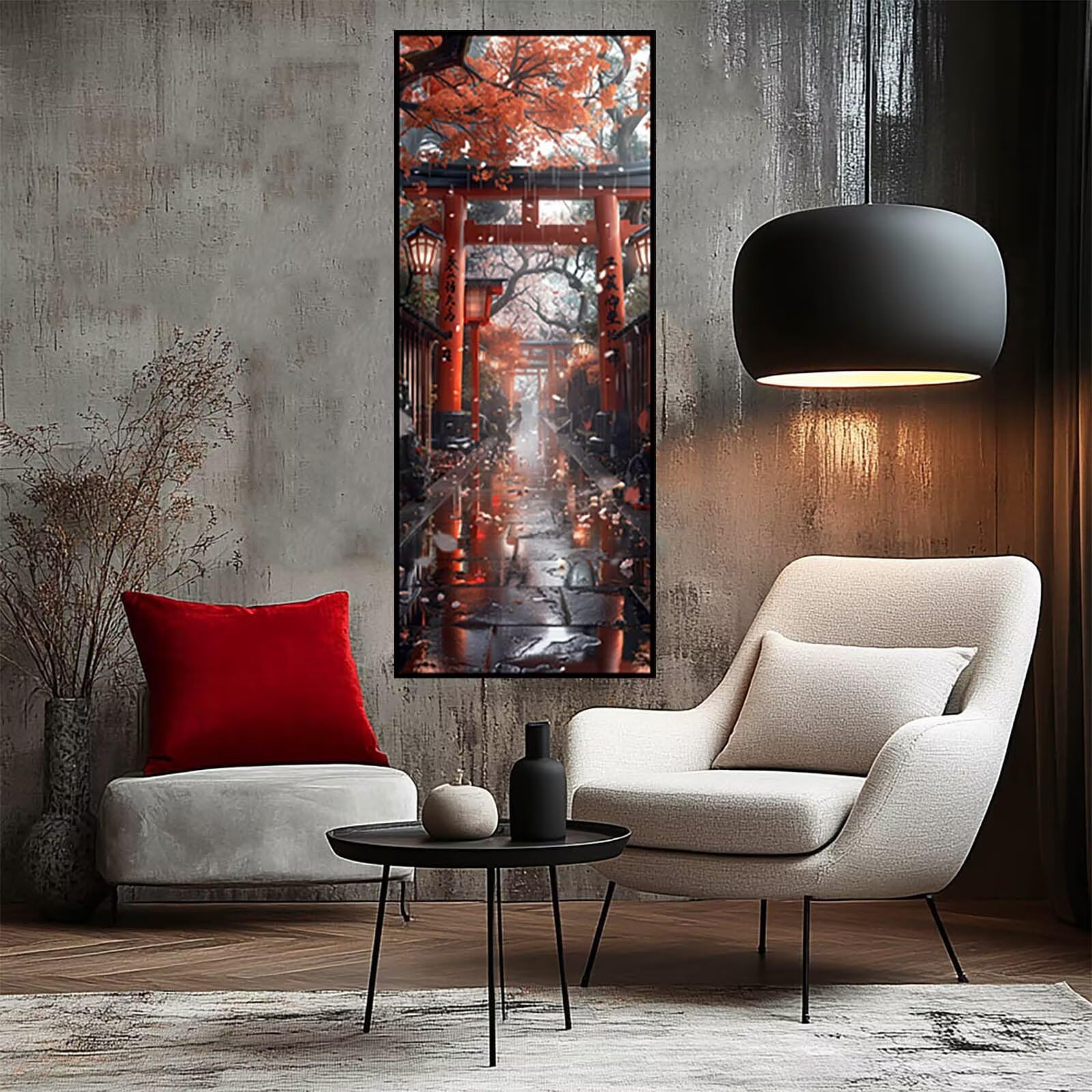 Japońskie zestawy sztuki diamentowej dla dorosłych, początkujących, malowanie diamentami Torii, 5D DIY, pełne wiercenie, ręcznie wykonane, sztuka ścienna, zestaw do haftowania, haft krzyżykowy