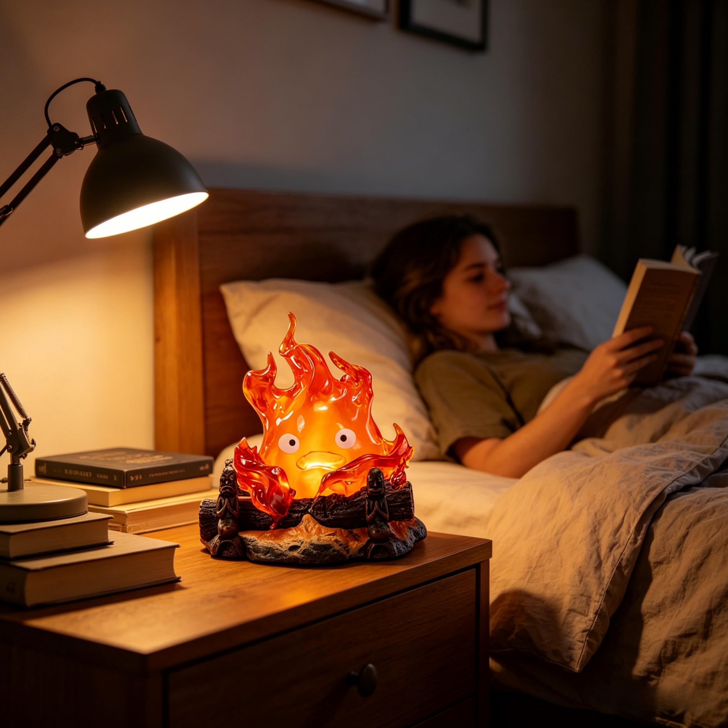 SUNKOX Flame Lamp,Light up Your Room Flickering Flame Lights for