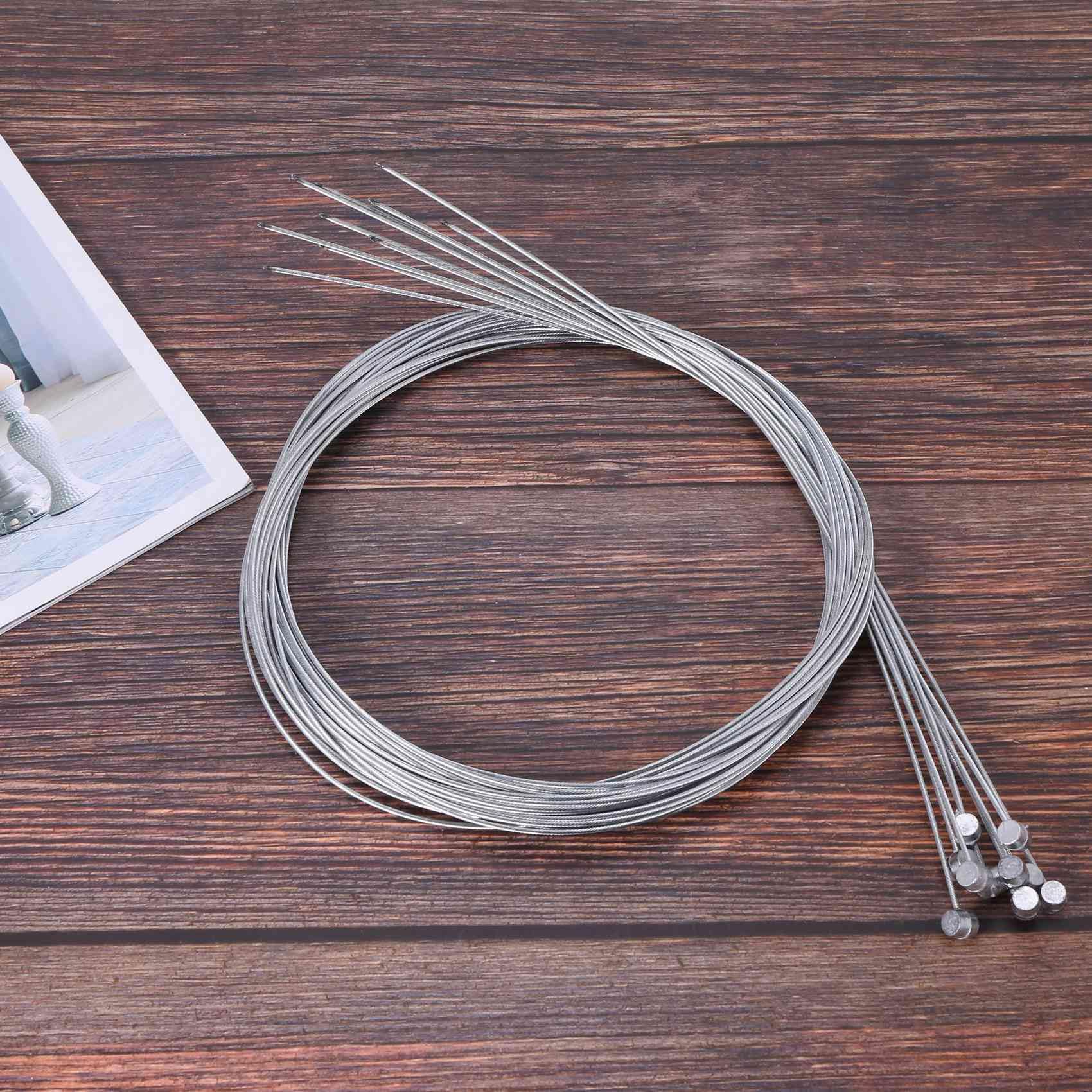 2 Cavi Freno Bowden Per Bici Da Corsa, Spessore 1.5mm, Con Nipplo A Lampadina, Senza Marca