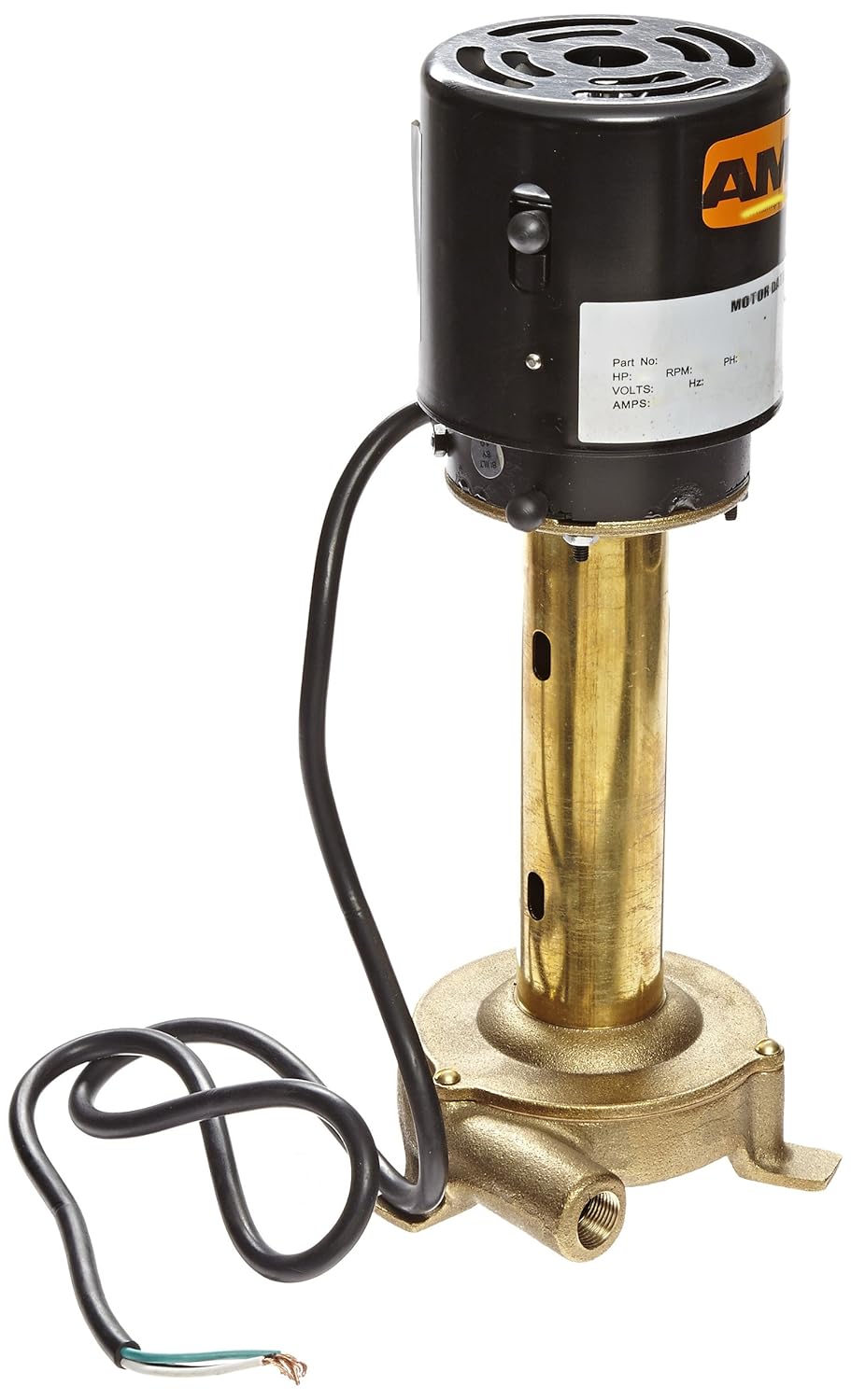AMT Pump 423197 Coolant Recirculating Pump, Bronze, 1/25 HP, 1 Phase