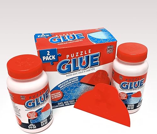 Vista 8 de Rompecabezas pegamento 2 paquetes lotes accesorios MasterPieces, 5 onzas, paquete de 2