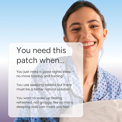 Miniatura 5 de The Patch Remedy Dormir con parche de lavanda Valeriana, pasiflora, lúpulo, glicinato de magnesio, lavanda 30 parches