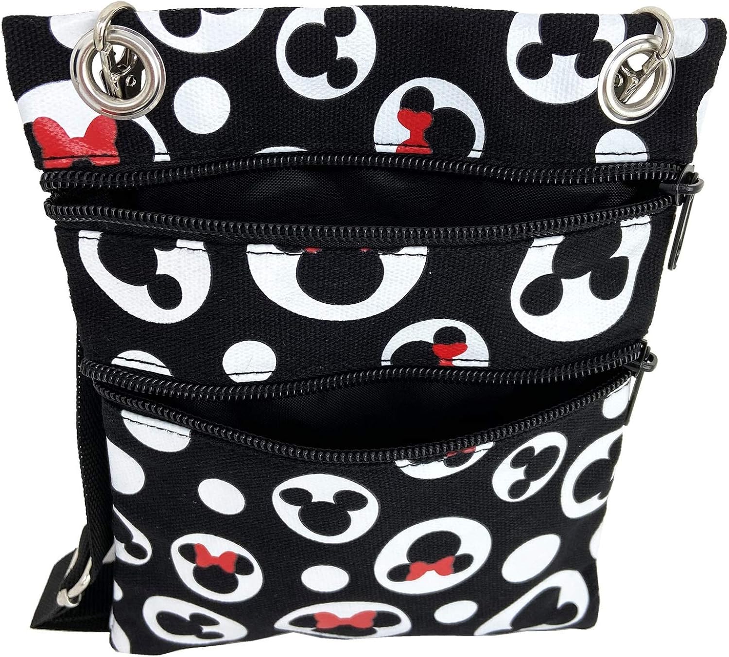Miniatura 6 de Disney Bolso bandolera de viaje con estampado de Mickey Minnie