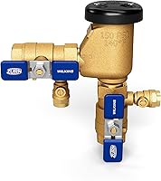 Zurn Wilkins 3/4" 710 Pressure Vacuum Breaker Assembly - Compact Backflow Preventer for Irrigation Systems