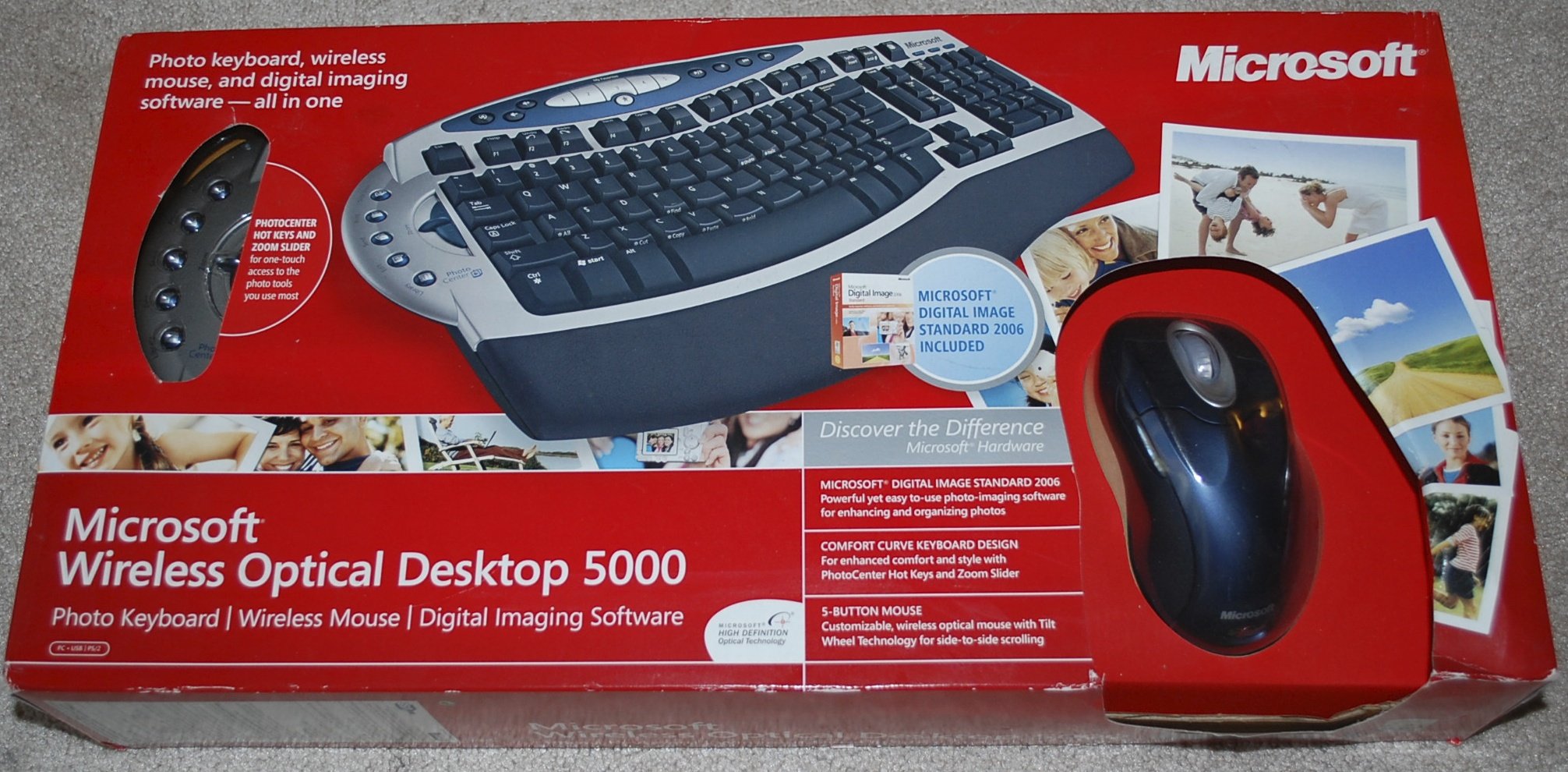 Amazon.com: Microsoft Wireless Optical Desktop 5000 : Electronics