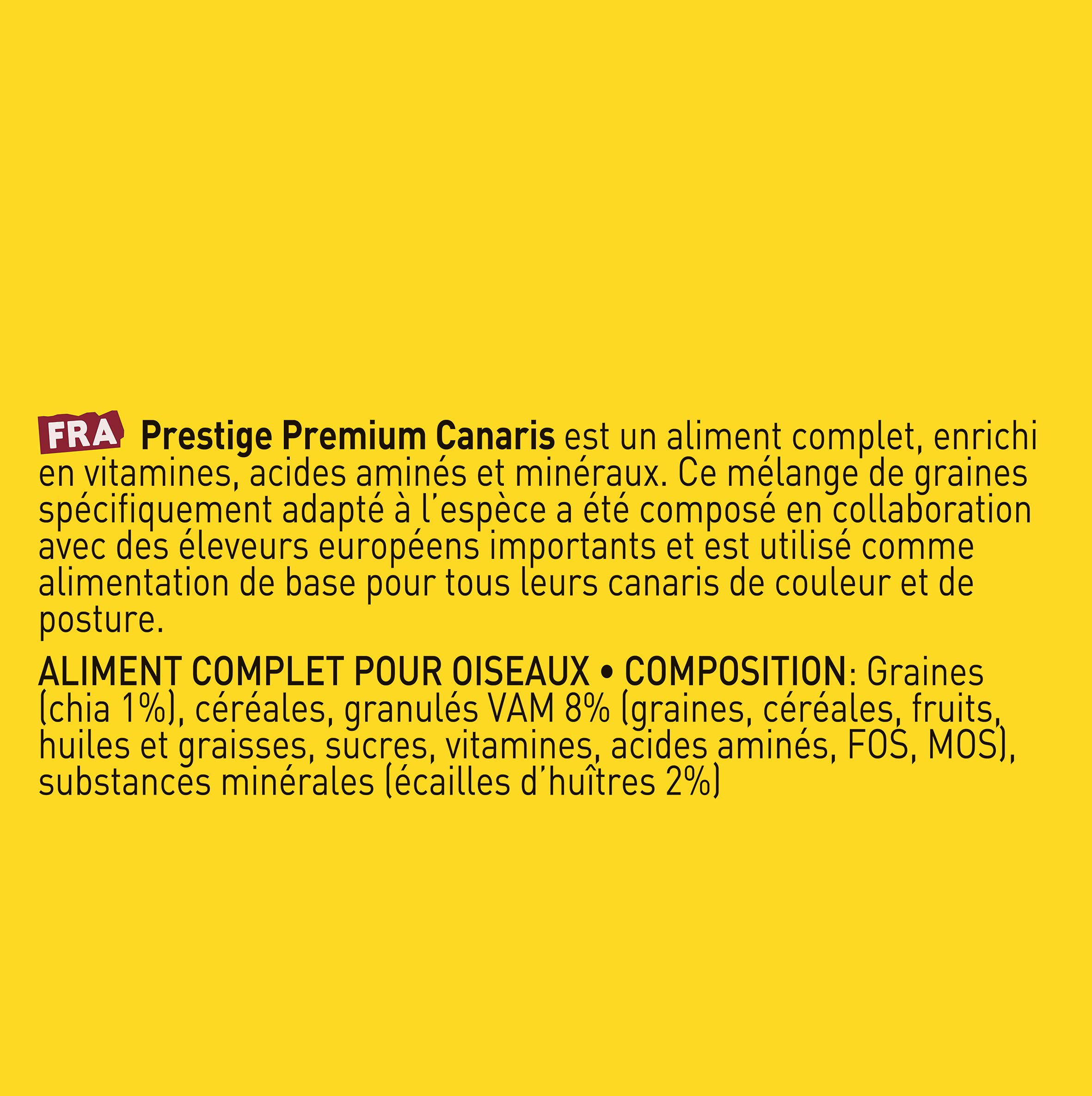 Versele-laga Mezcla de Semillas para Canarios Prestige Premium