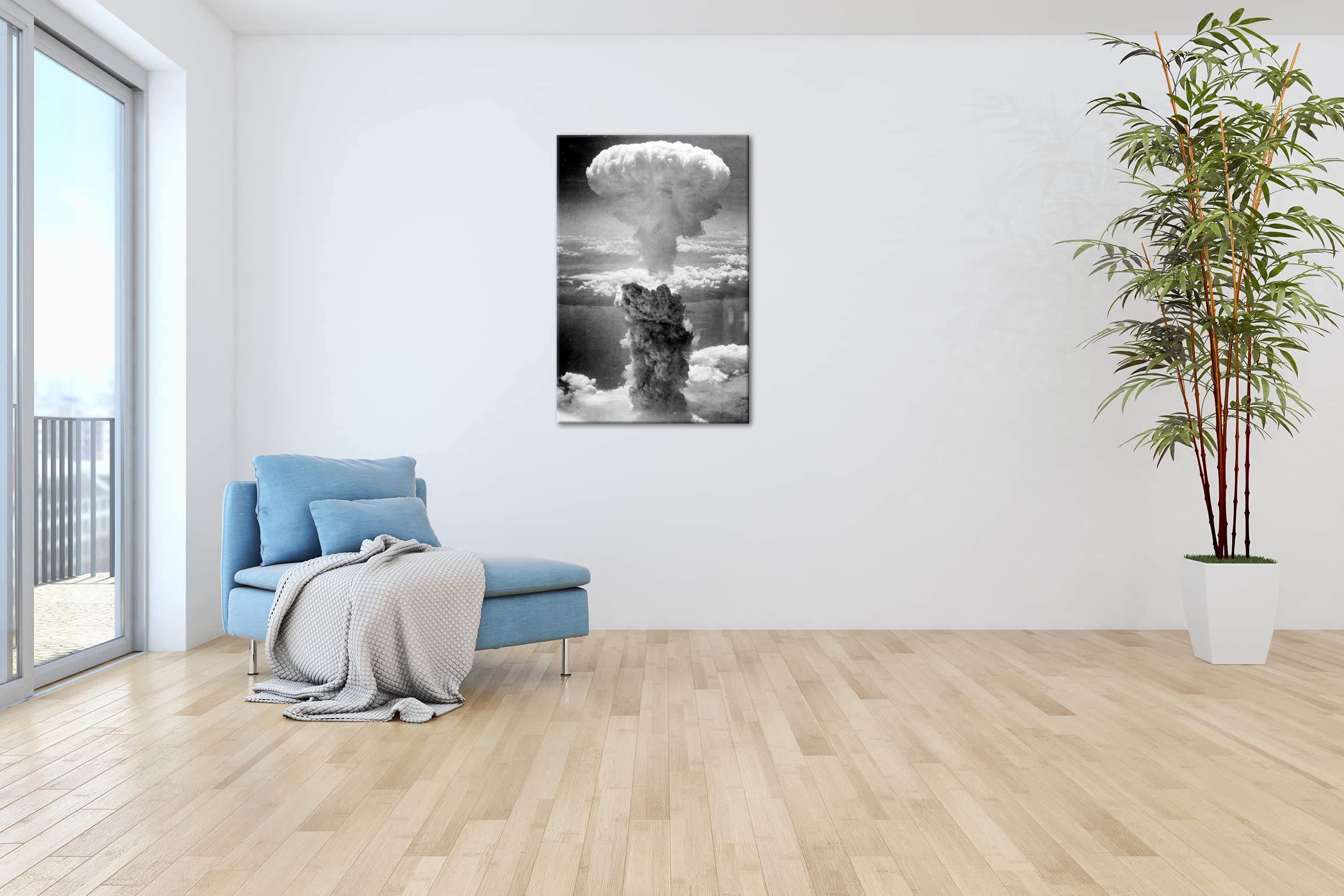 Atompilz einer Atomexplosion Formato: 100x70 Effetto: stampa digitale di alta qualità, Decorazioni Parete, Poster Giganti da Parete
